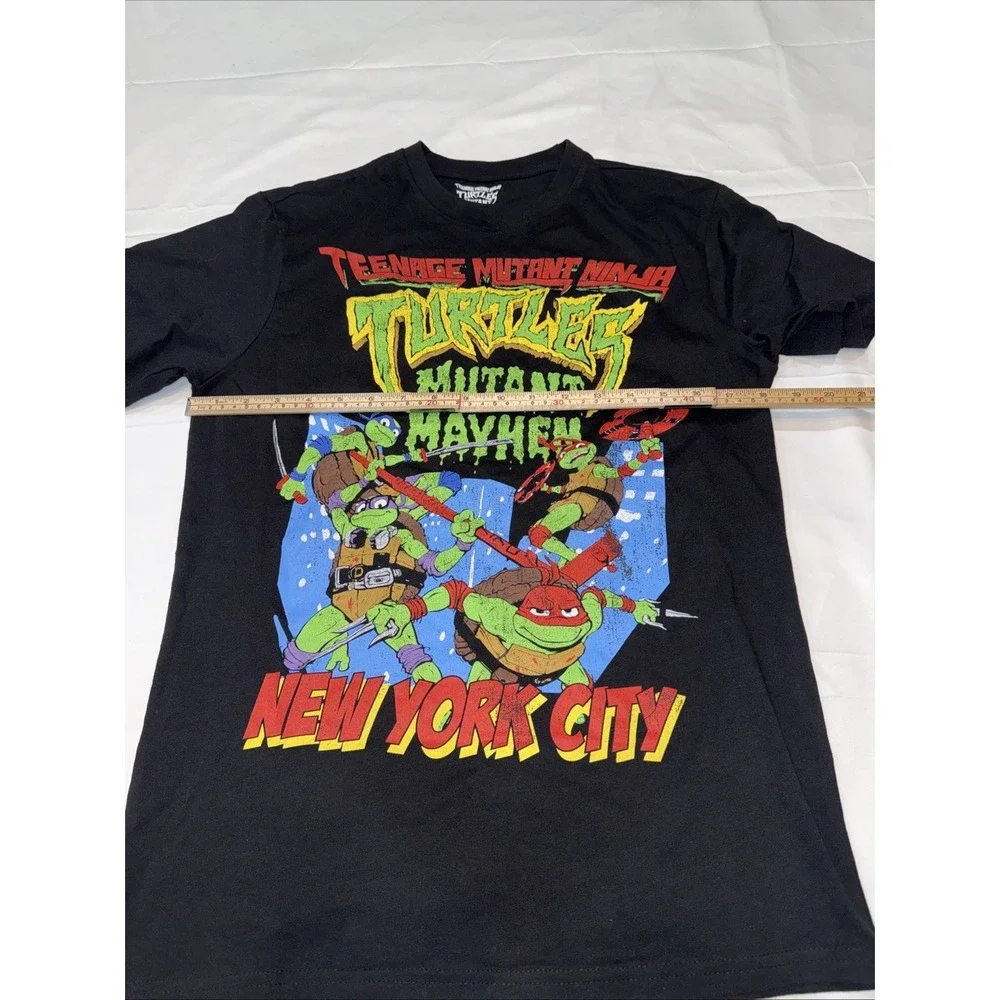 Teenage Mutant Ninja Turtles T Shirt Mens Size S Black Mutant Mayhem Graphic